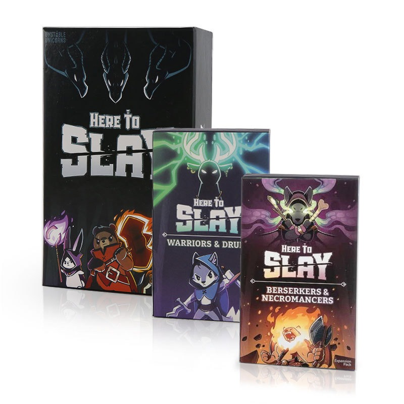 불안정한 게임들 슬레이 슬레이 싸움 전략 게임 컬렉션  - Board Game Here To Slay 리뷰 및 가격