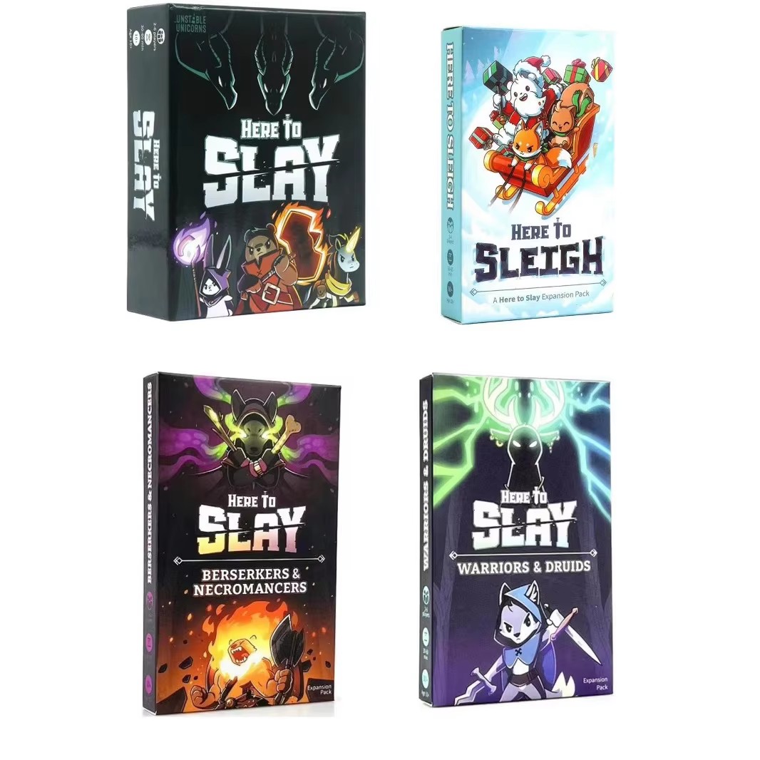 Board Game Here To Slay - 티터틀에서 제작한 불안정한 유니콘 전략 배틀
