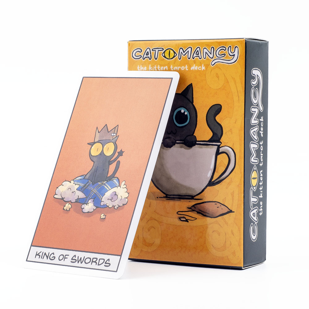 고양이 Mancy 새끼 고양이 타로 데크 78 카드 영 - Board Game For 2 Players 리뷰 및 가격