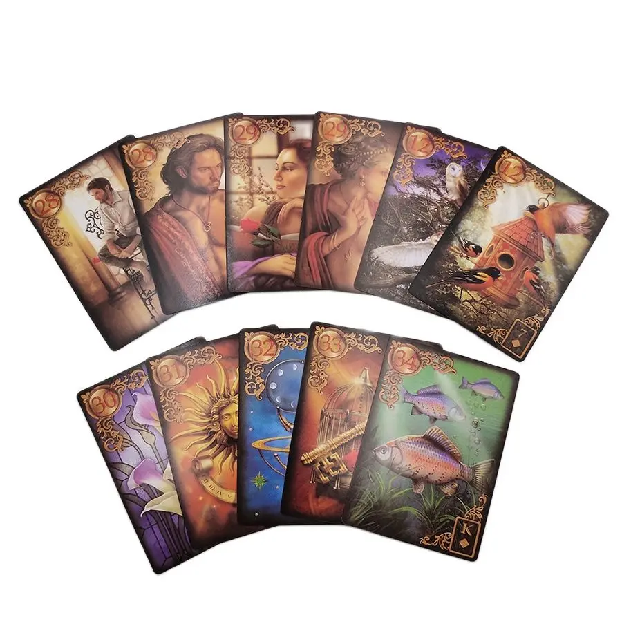 Reverie Lenormand 타로 데크 47 카드  - Board Game Zombie 리뷰 및 가격