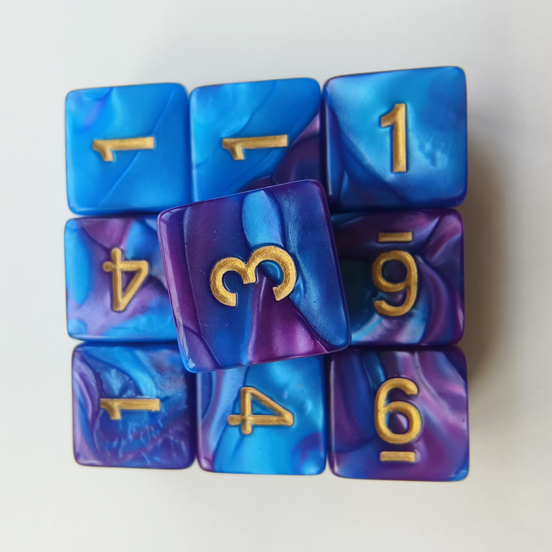 6면 주사위 세트 10개/묶음 16mm D6 아크릴 혼 - Board Game Digital 리뷰 및 가격