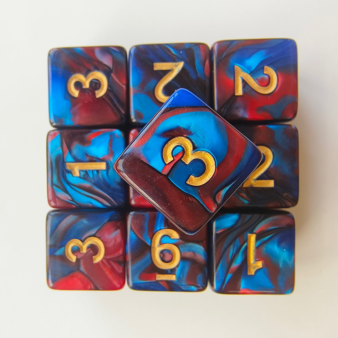 6면 주사위 세트 10개/묶음 16mm D6 아크릴 혼 - Board Game Digital 리뷰 및 가격