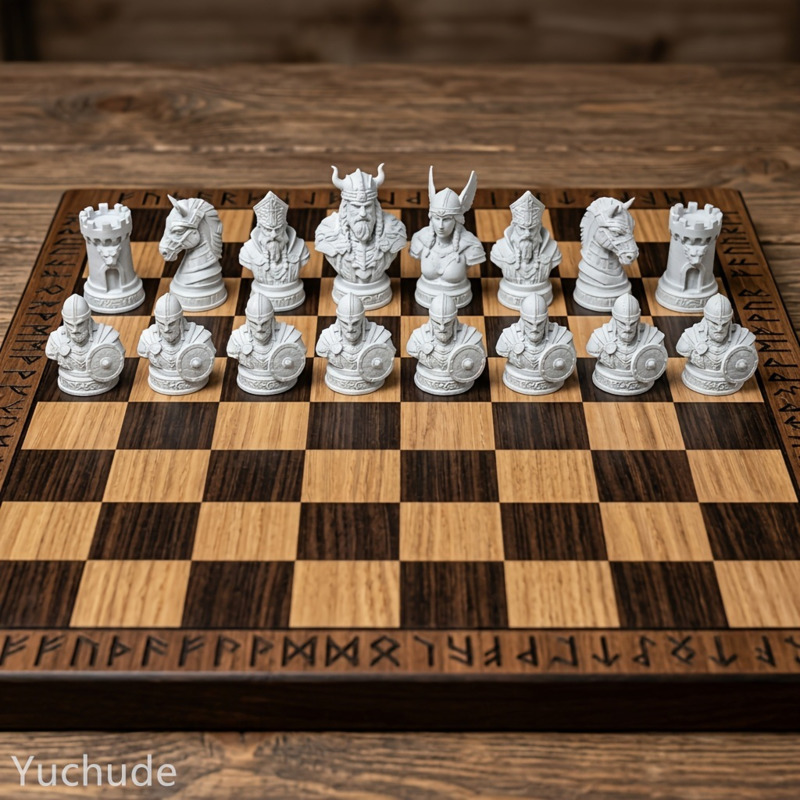 바이킹 체스 말 3D 프린팅, 체스판 게임 피규어 북유 - Board Game Vikings 리뷰 및 가격