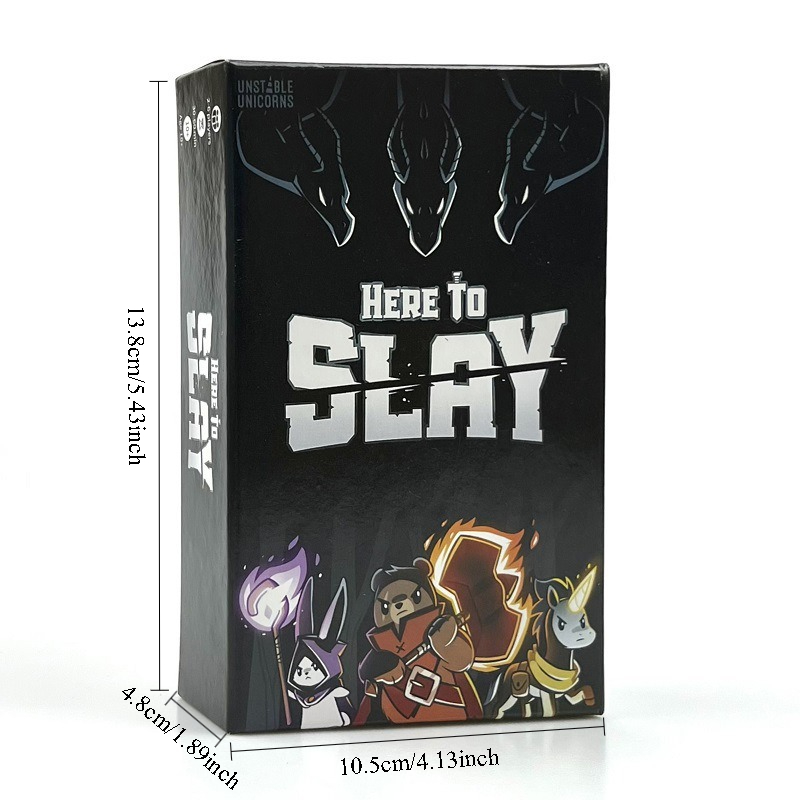 불안정한 게임들 슬레이 슬레이 싸움 전략 게임 컬렉션  - Board Game Here To Slay 리뷰 및 가격