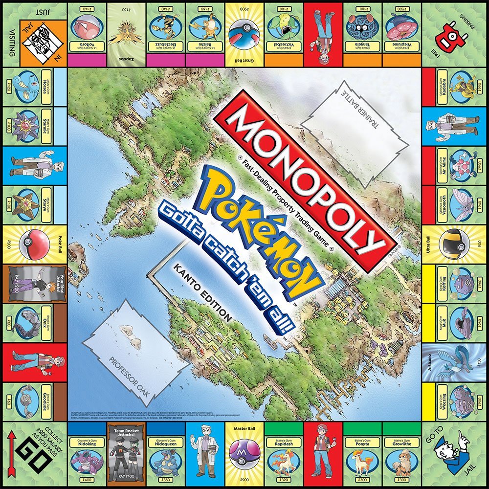 모노폴리 포켓몬 보드 게임 카드 피카추스 차리자드 블라 - Board Game Monopoli 리뷰 및 가격