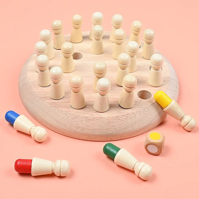 나무 메모리 매치 스틱 체스 컬러 테이블 게임 보드 퍼 - Board Game Oath 리뷰 및 가격