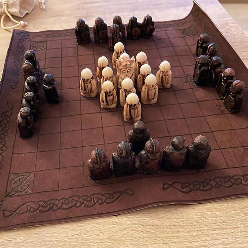 바이킹 게임 체스 세트, 전통적인 2 인용 전략 보드  - Board Game Vikings 리뷰 및 가격