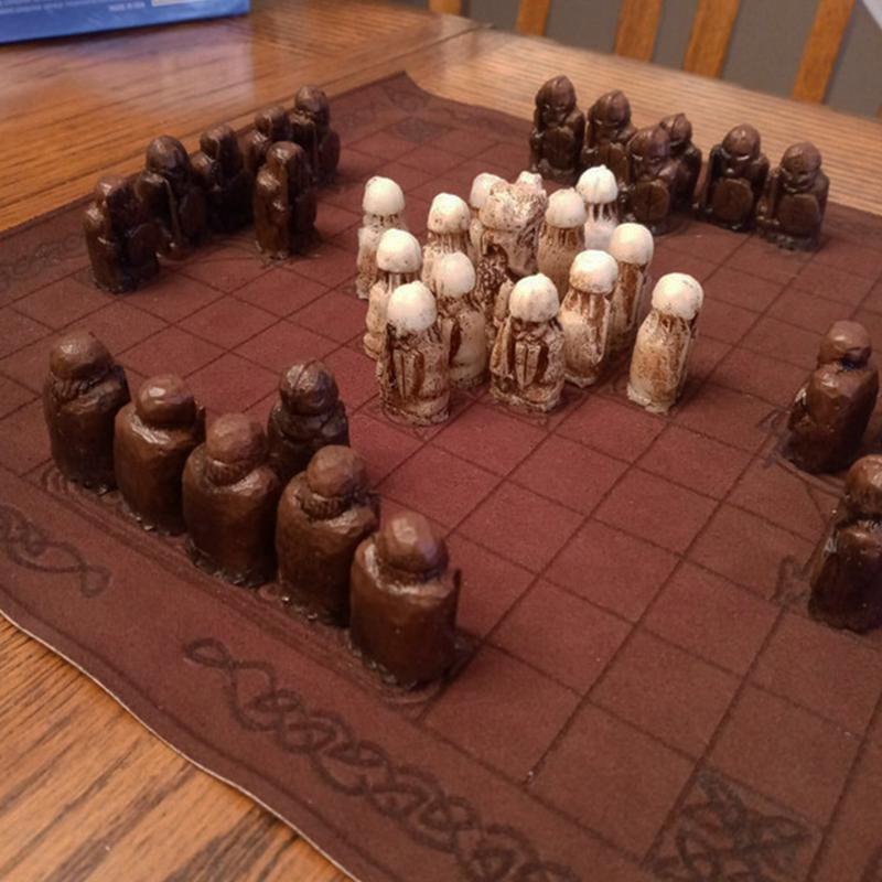 바이킹 게임 체스 세트, 전통적인 2 인용 전략 보드  - Board Game Vikings 리뷰 및 가격