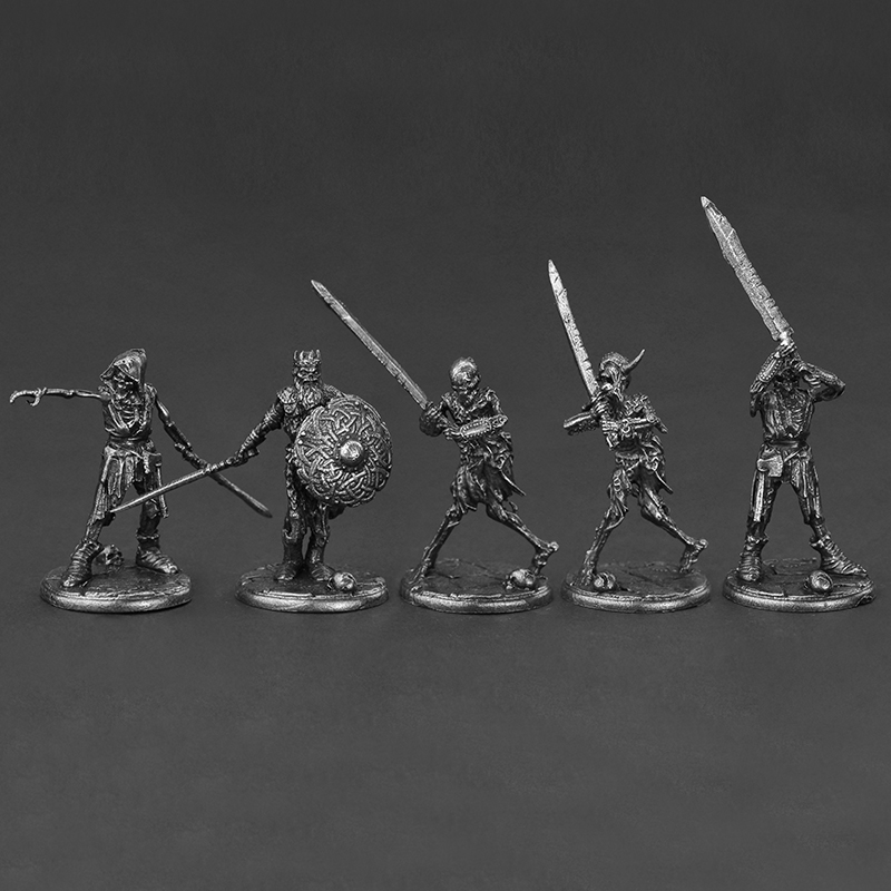 바이킹 해골 전사 군단 금속 고대 병사 액션 피규어 미 - Board Game Vikings 리뷰 및 가격