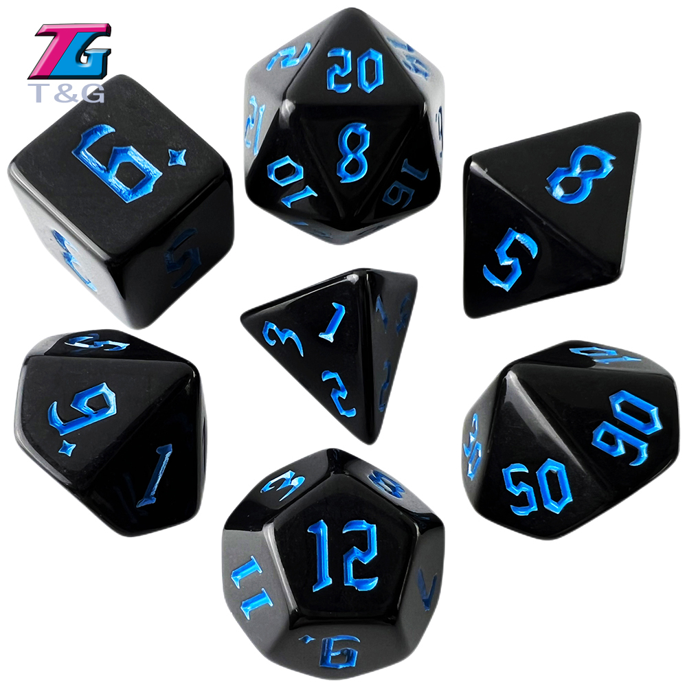 T & G 주사위 다면체 불투명 주사위 세트, DND  - Board Game Digital 리뷰 및 가격