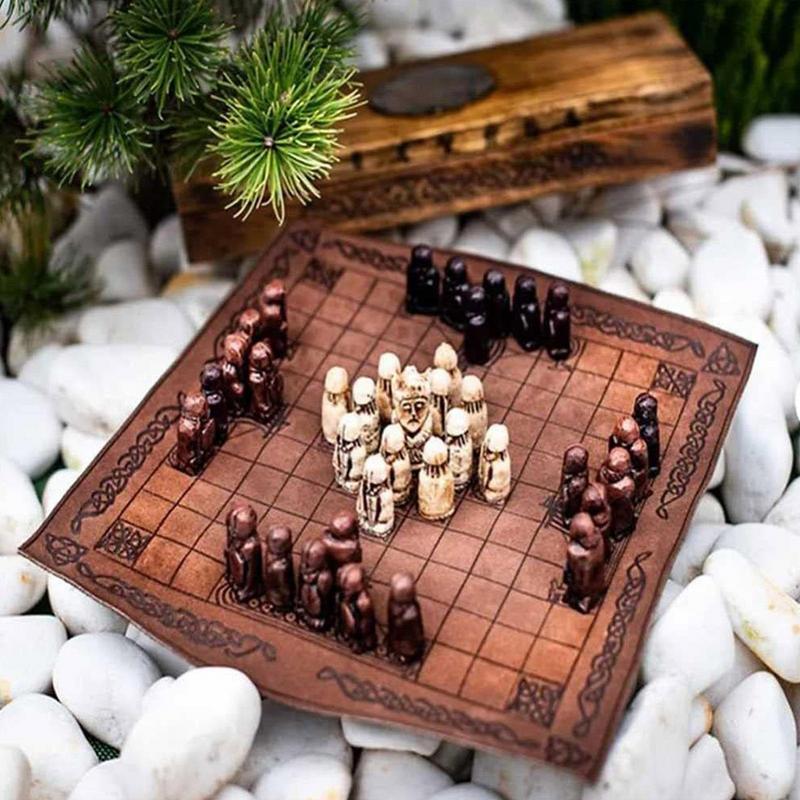 성인용 탁상 체스 보드, 전쟁 게임 보드 게임, 비대칭 - Board Game Vikings 리뷰 및 가격