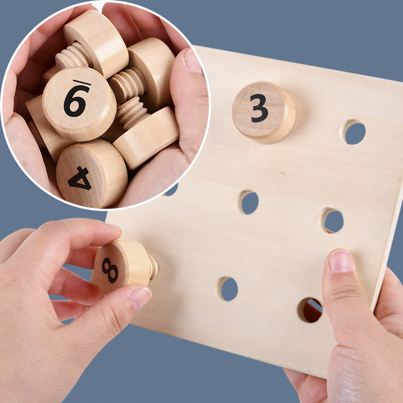 몬테소리 색상 번호 인식 페어링 퍼즐 교육용 장난감,  - Board Game Simple 리뷰 및 가격
