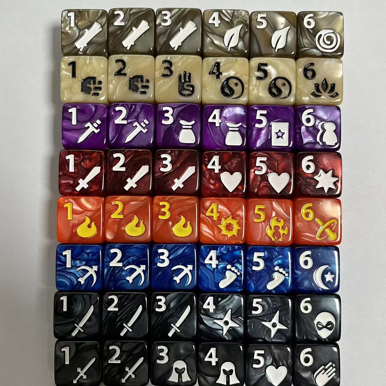 10 Pcs 새로운 16mm 6 양면 왕좌의 게임 D6 - Board Game Digital 리뷰 및 가격