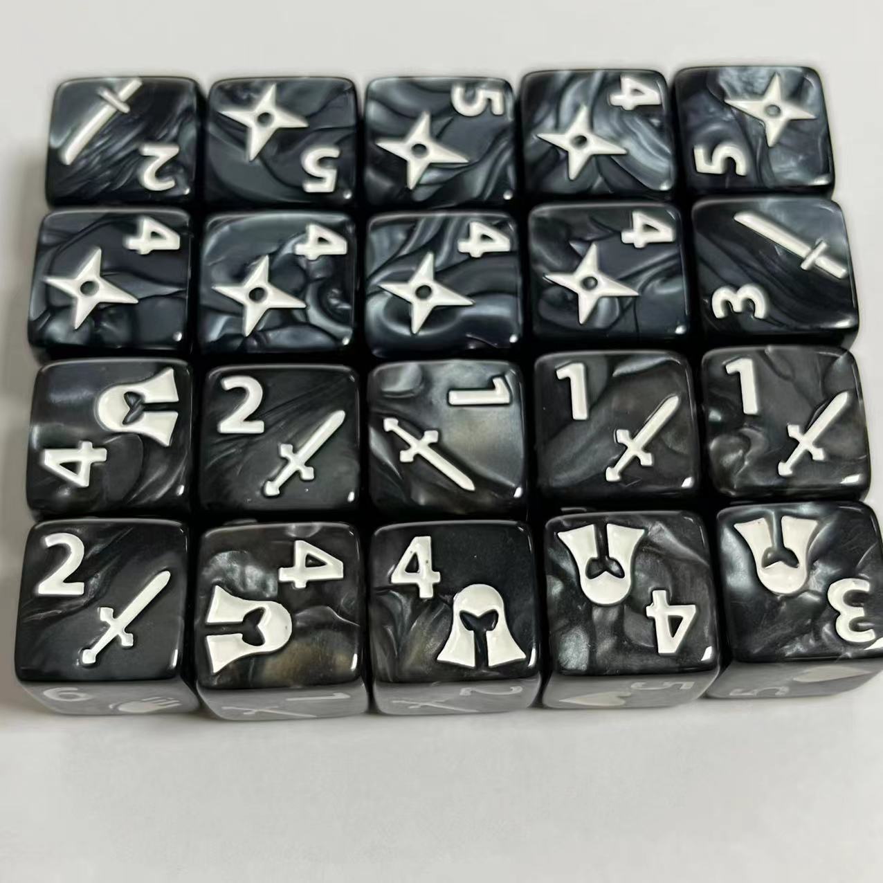 10 Pcs 새로운 16mm 6 양면 왕좌의 게임 D6 - Board Game Digital 리뷰 및 가격