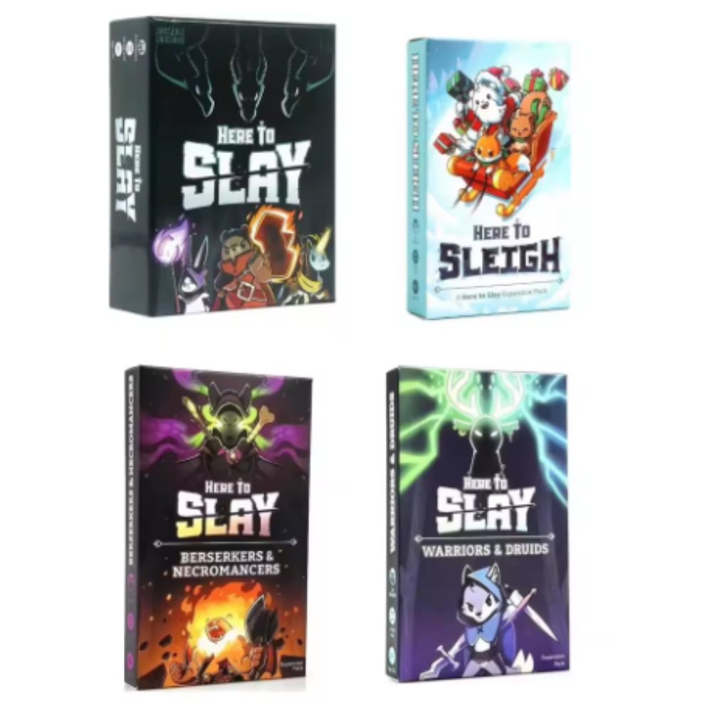 최신 티터틀, 언스테이블 유니콘의 제작자들이 만든 베이 - Board Game Here To Slay 리뷰 및 가격