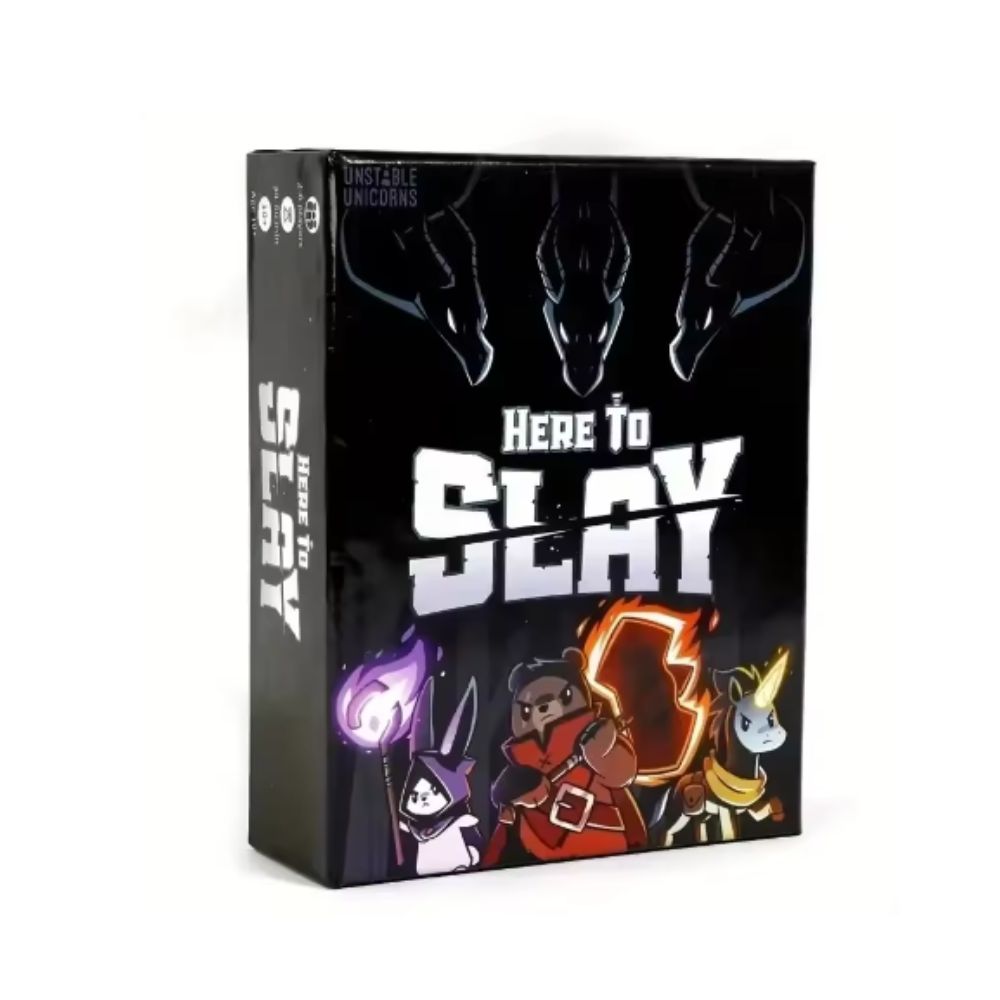 최신 티터틀, 언스테이블 유니콘의 제작자들이 만든 베이 - Board Game Here To Slay 리뷰 및 가격