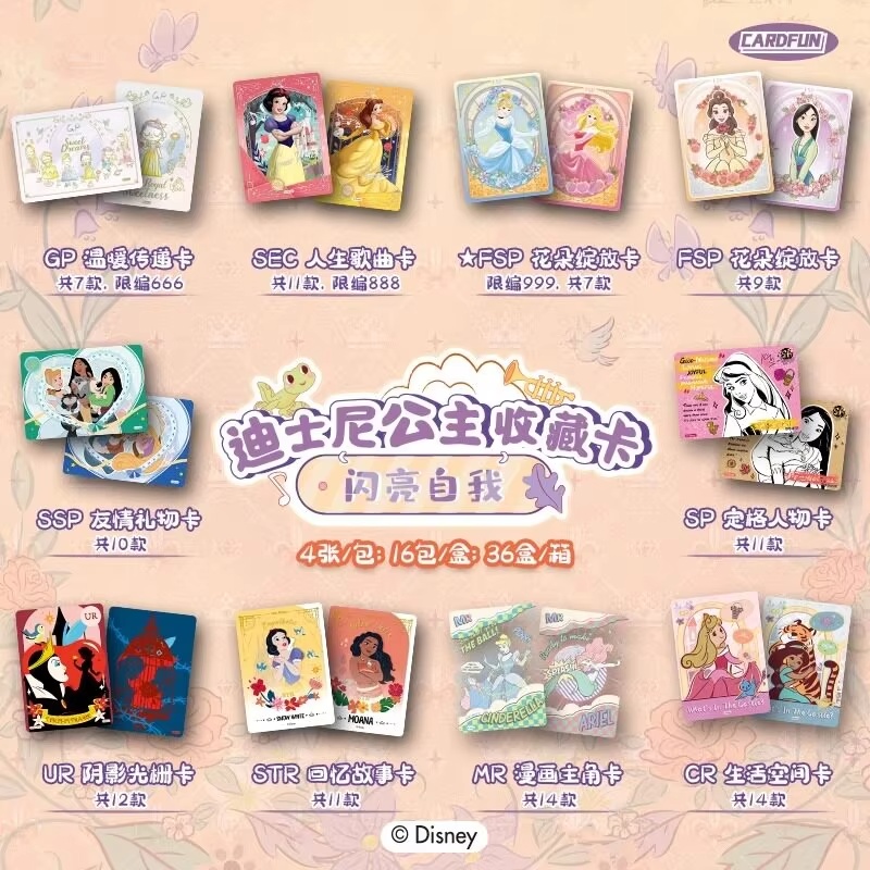 재고 있음 정품 카드펀 X 디즈니 프린세스 샤인 유어  - Board Game Simple 리뷰 및 가격