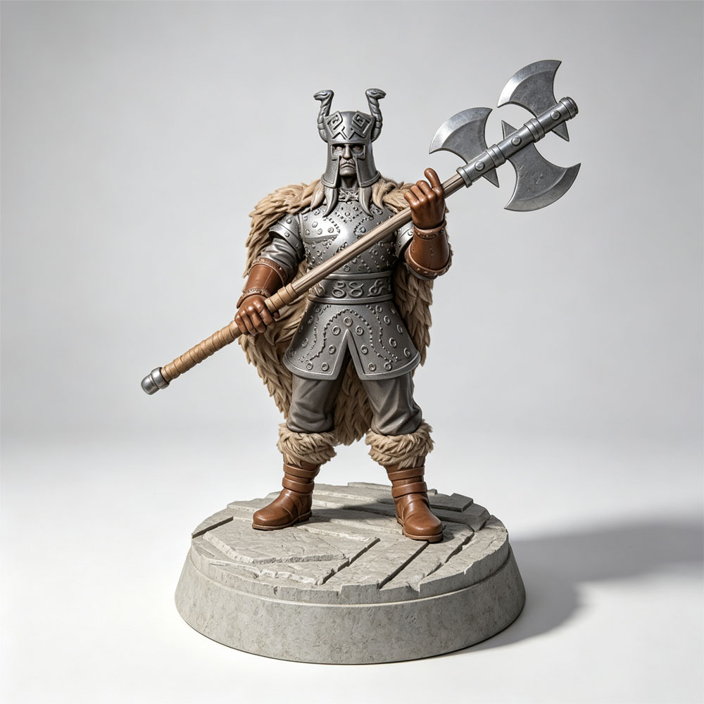 1/24 북유럽 바이킹 도끼를 든 전사 미니어처 레진  - Board Game Vikings 리뷰 및 가격