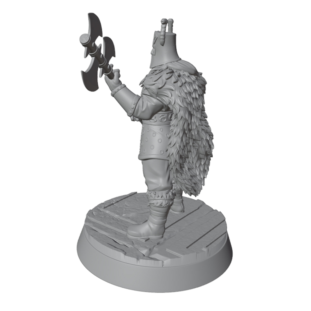 1/24 북유럽 바이킹 도끼를 든 전사 미니어처 레진  - Board Game Vikings 리뷰 및 가격