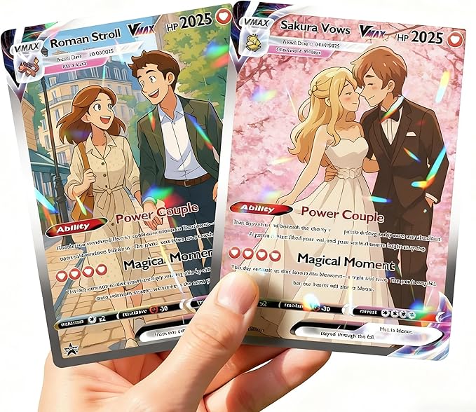 맞춤형 애니메이션 기념일 카드, 맞춤 사진 웨딩 엽서, - Board Game For Couple 리뷰 및 가격
